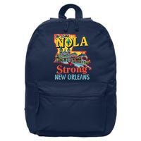 We Stand Nola Strong New Orleans Traveling Lovers Graphic 16 in Basic Backpack