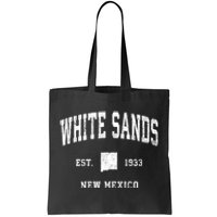 White Sands New Mexico Nm Vintage Athletic Sports Tote Bag