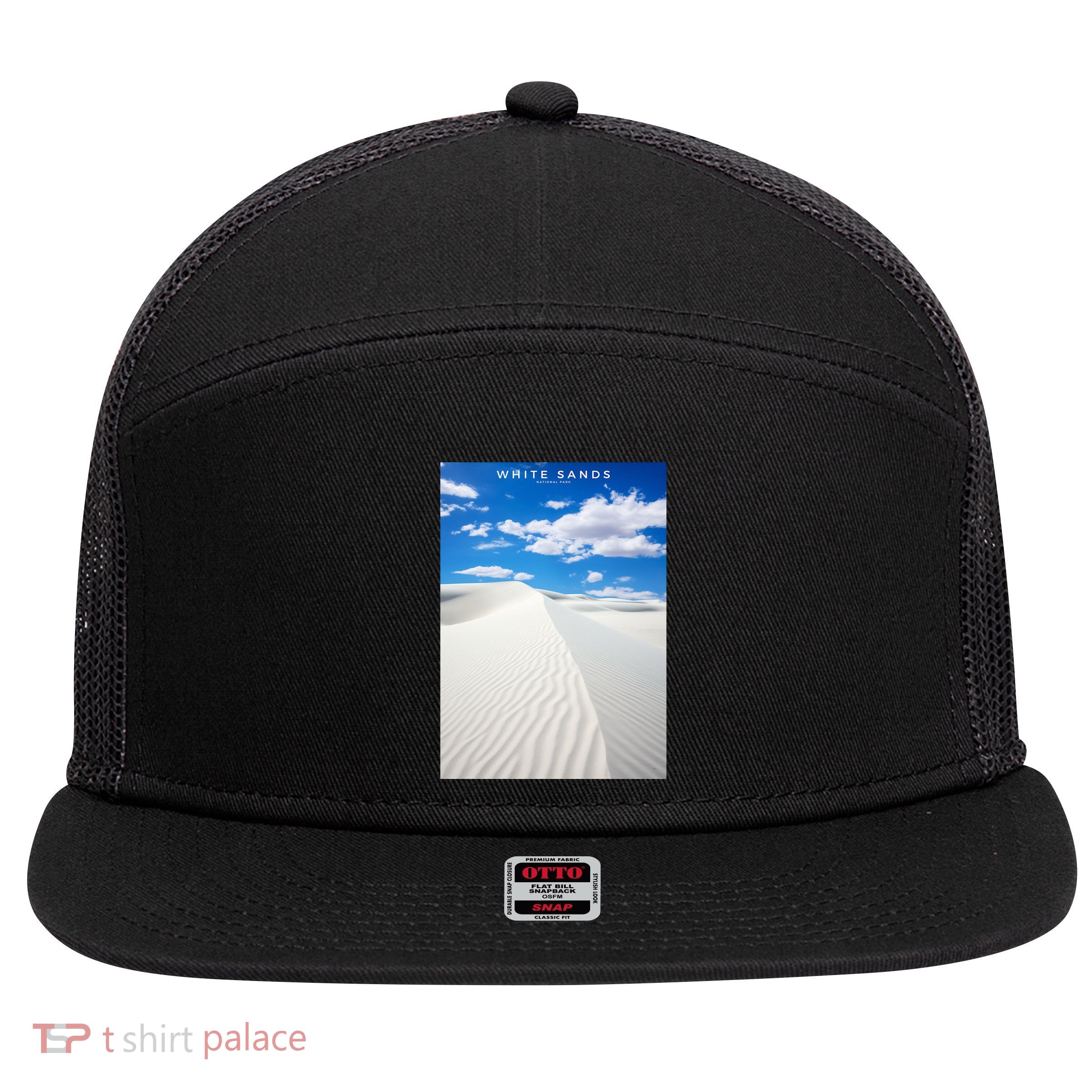 White Sands National Park 7 Panel Mesh Trucker Snapback Hat
