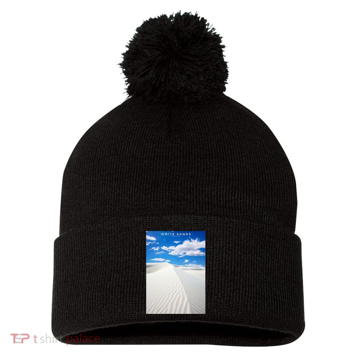 White Sands National Park Pom Pom 12in Knit Beanie