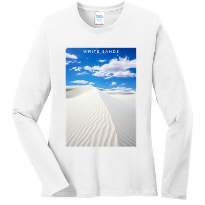 White Sands National Park Ladies Long Sleeve Shirt