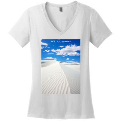 White Sands National Park Women's V-Neck T-Shirt