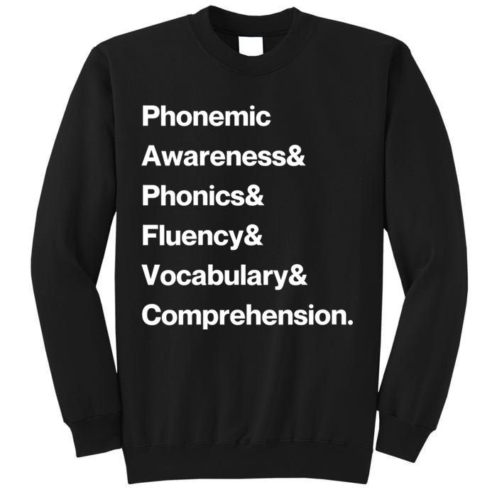 Womens Science Of Reading Teacher Structured Literacy Sweatshirt