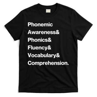 Womens Science Of Reading Teacher Structured Literacy T-Shirt