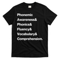 Womens Science Of Reading Teacher Structured Literacy T-Shirt