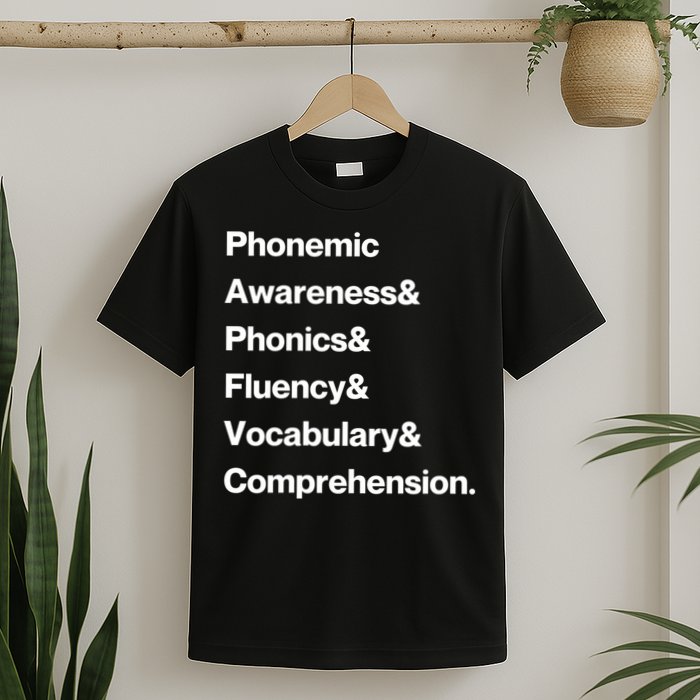 Womens Science Of Reading Teacher Structured Literacy T-Shirt