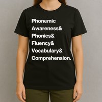 Womens Science Of Reading Teacher Structured Literacy T-Shirt