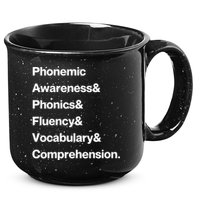 Womens Science Of Reading Teacher Structured Literacy 15oz Campfire Ceramic Mug