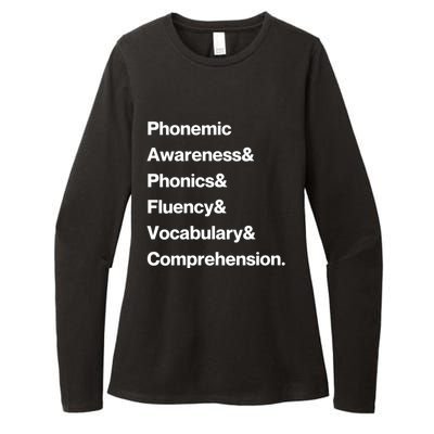 Womens Science Of Reading Teacher Structured Literacy Womens CVC Long Sleeve Shirt