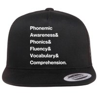 Womens Science Of Reading Teacher Structured Literacy Flat Bill Trucker Hat