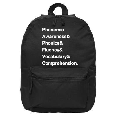 Womens Science Of Reading Teacher Structured Literacy 16 in Basic Backpack