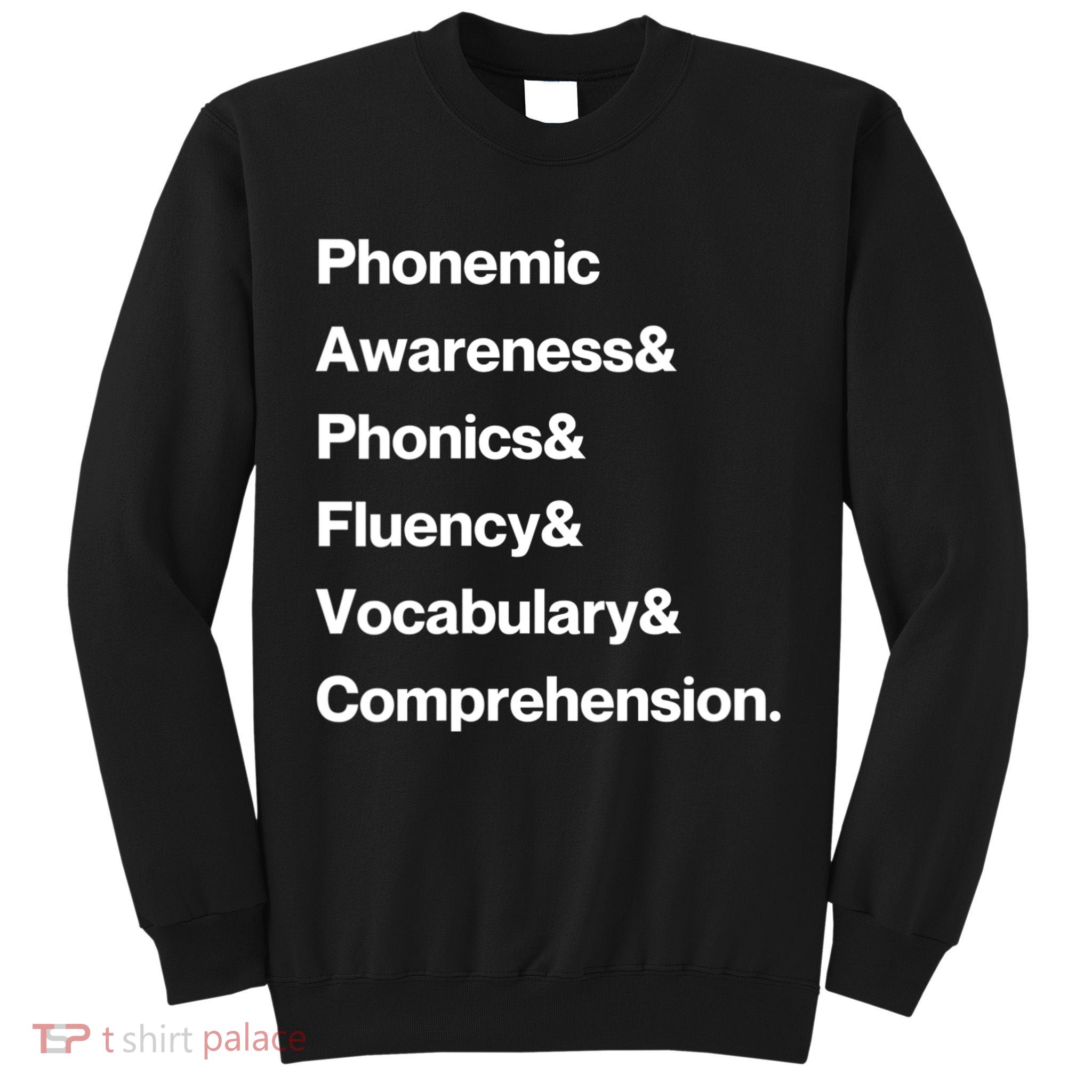 Womens Science Of Reading Teacher Structured Literacy Tall Sweatshirt