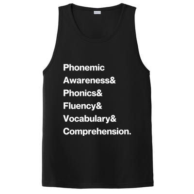 Womens Science Of Reading Teacher Structured Literacy PosiCharge Competitor Tank