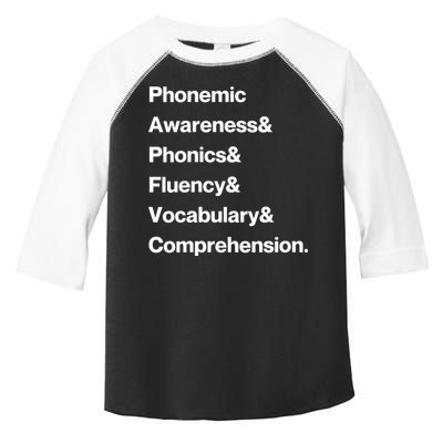 Womens Science Of Reading Teacher Structured Literacy Toddler Fine Jersey T-Shirt