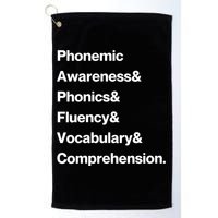 Womens Science Of Reading Teacher Structured Literacy Golf Towel