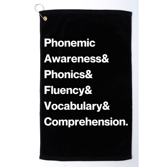 Womens Science Of Reading Teacher Structured Literacy Golf Towel
