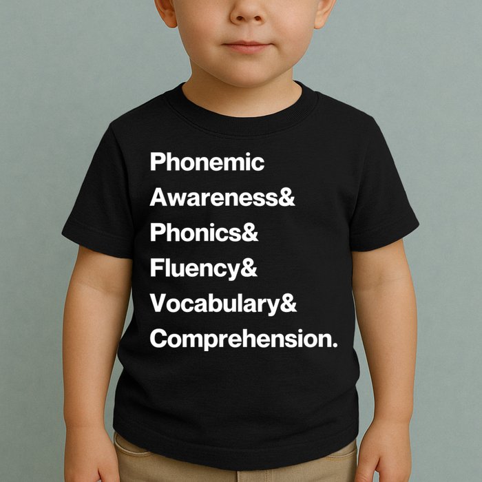 Womens Science Of Reading Teacher Structured Literacy Toddler T-Shirt