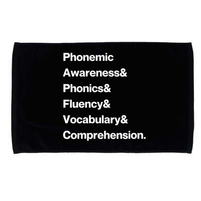 Womens Science Of Reading Teacher Structured Literacy Microfiber Hand Towel