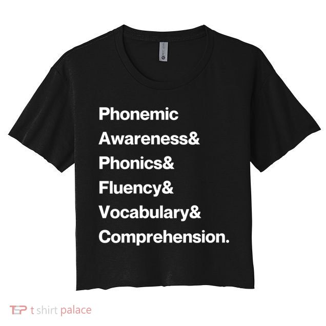 Womens Science Of Reading Teacher Structured Literacy Crop Top