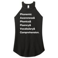 Womens Science Of Reading Teacher Structured Literacy Women's Perfect Tri Rocker Tank