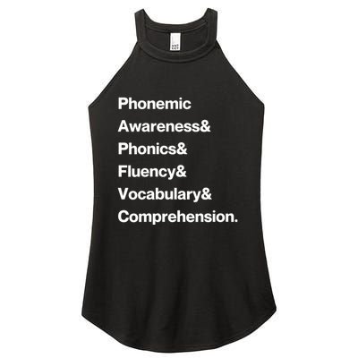 Womens Science Of Reading Teacher Structured Literacy Women's Perfect Tri Rocker Tank