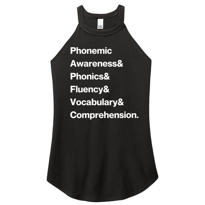 Womens Science Of Reading Teacher Structured Literacy Women's Perfect Tri Rocker Tank