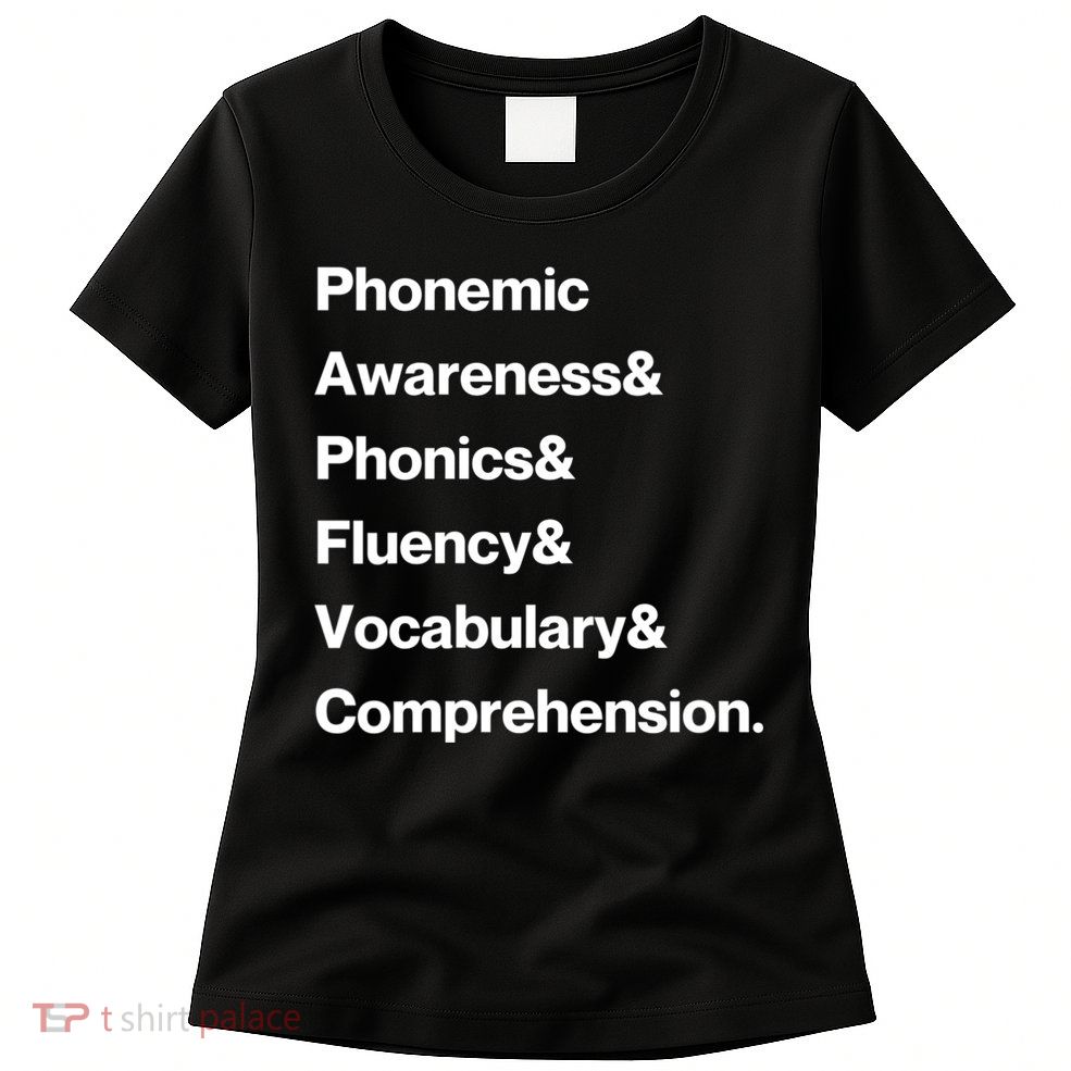 Womens Science Of Reading Teacher Structured Literacy Womens T-Shirt
