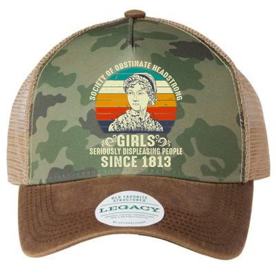 Womens Society Of Obstinate Headstrong Jane Austen Legacy Tie Dye Trucker Hat