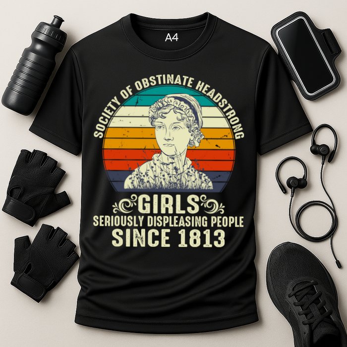Womens Society Of Obstinate Headstrong Jane Austen Cooling Performance Crew T-Shirt