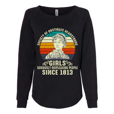 Womens Society Of Obstinate Headstrong Jane Austen Womens California Wash Sweatshirt