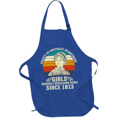 Womens Society Of Obstinate Headstrong Jane Austen Full-Length Apron With Pockets