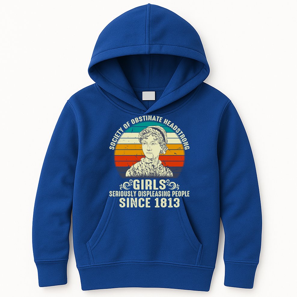 Womens Society Of Obstinate Headstrong Jane Austen Kids Hoodie
