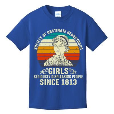 Womens Society Of Obstinate Headstrong Jane Austen Kids T-Shirt