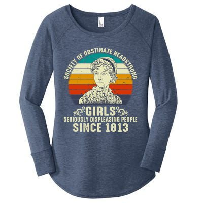 Womens Society Of Obstinate Headstrong Jane Austen Women's Perfect Tri Tunic Long Sleeve Shirt