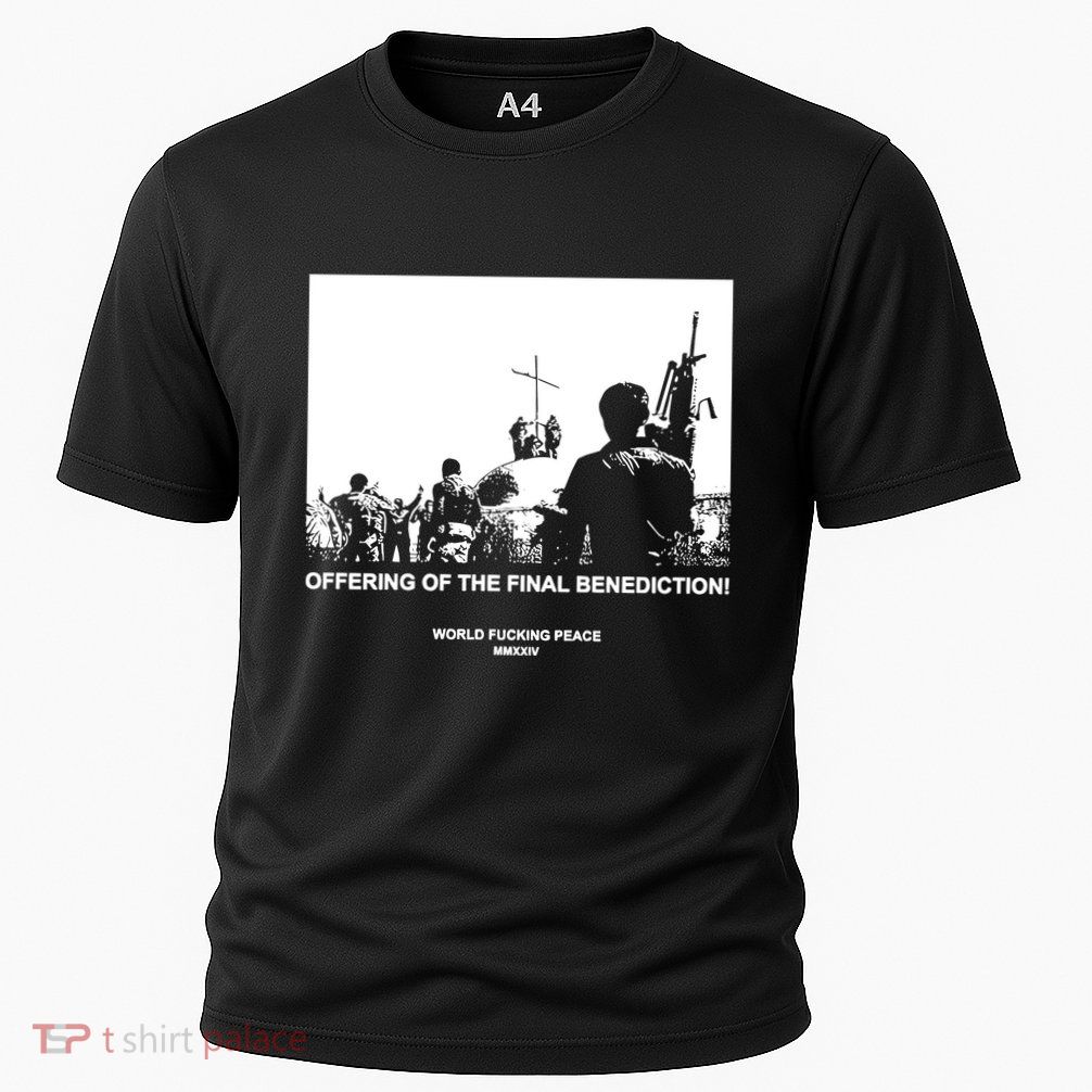 Worldfuckingpeace Store Offering Of The Final Benediction Cooling Performance Crew T-Shirt