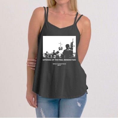 Worldfuckingpeace Store Offering Of The Final Benediction Women's Strappy Tank