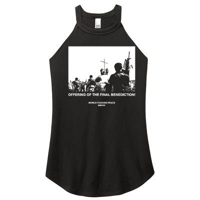 Worldfuckingpeace Store Offering Of The Final Benediction Women’s Perfect Tri Rocker Tank