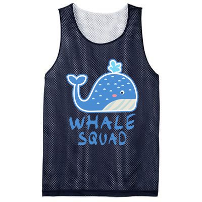 Whale Squad Ocean Love Gift Mesh Reversible Basketball Jersey Tank