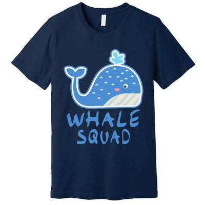 Whale Squad Ocean Love Gift Premium T-Shirt