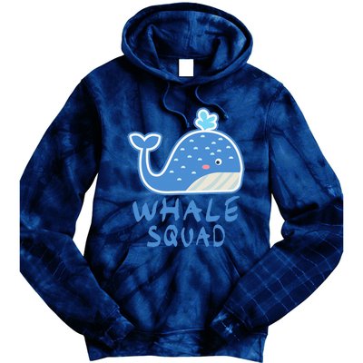 Whale Squad Ocean Love Gift Tie Dye Hoodie