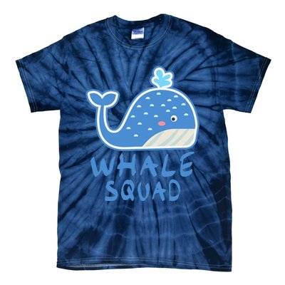 Whale Squad Ocean Love Gift Tie-Dye T-Shirt