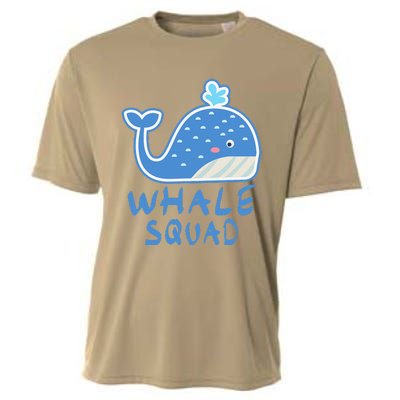 Whale Squad Ocean Love Gift Cooling Performance Crew T-Shirt