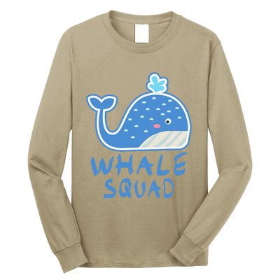 Whale Squad Ocean Love Gift Long Sleeve Shirt