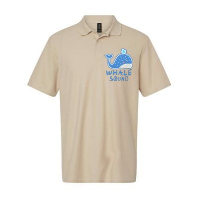 Whale Squad Ocean Love Gift Softstyle Adult Sport Polo