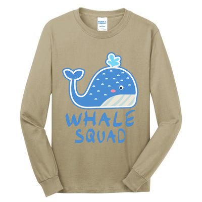 Whale Squad Ocean Love Gift Tall Long Sleeve T-Shirt