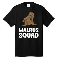 Walrus Squad Ocean Animal Funny Walrus Squad Premium Tall T-Shirt