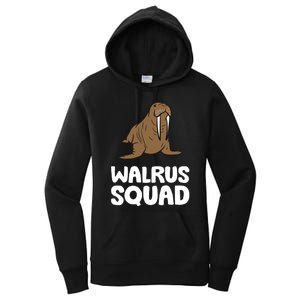 Walrus Squad Ocean Animal Funny Walrus Squad Premium Women's Pullover Hoodie