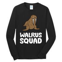 Walrus Squad Ocean Animal Funny Walrus Squad Premium Tall Long Sleeve T-Shirt