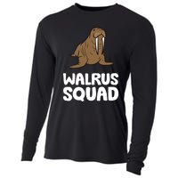 Walrus Squad Ocean Animal Funny Walrus Squad Premium Cooling Performance Long Sleeve Crew