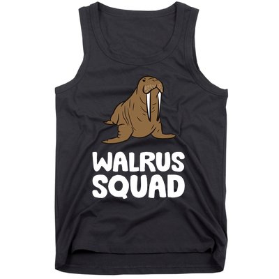 Walrus Squad Ocean Animal Funny Walrus Squad Premium Tank Top